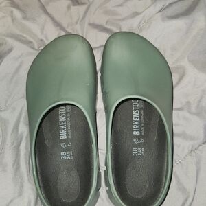 Birkenstock Size 38/8 Womens Green Mules